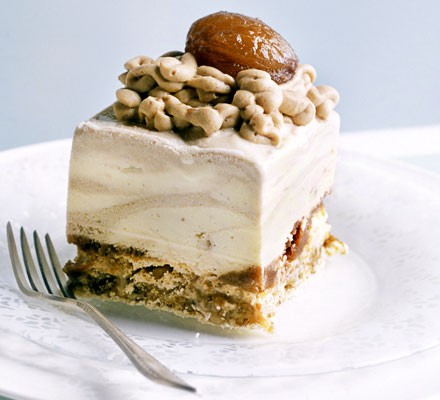 Mont Blanc ice cream squares