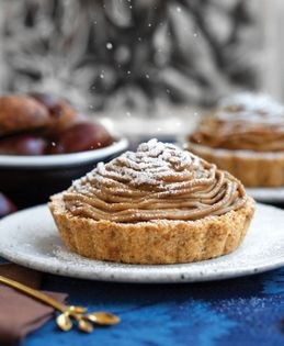 Mont Blanc mini tarts