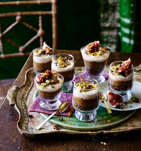 Mont Blanc trifle pots