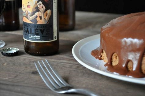 Mont Salève chocolate Imperial Stout cake (Gâteau stout de Mont Salève)