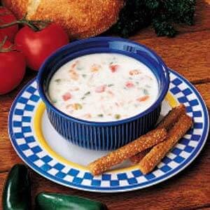 Monterey Jack cheese soup