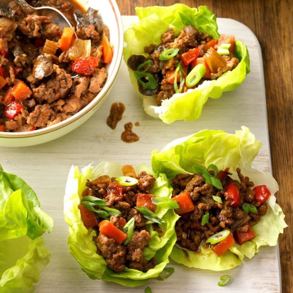 Moo shu lettuce cups 