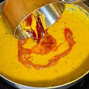 Moong dal with garam masala 