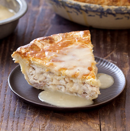 Moravian chicken pie