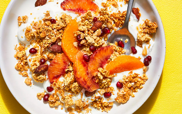 More-savory-than-sweet granola