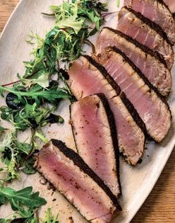 Morel-encrusted tuna [Tim Leavitt]