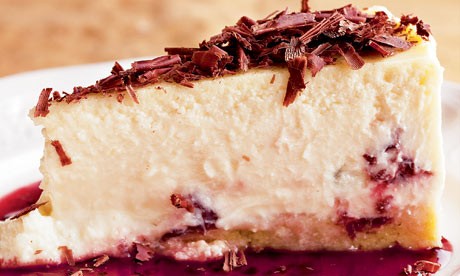 Morello cherry cheesecake