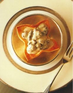 Morels with cream