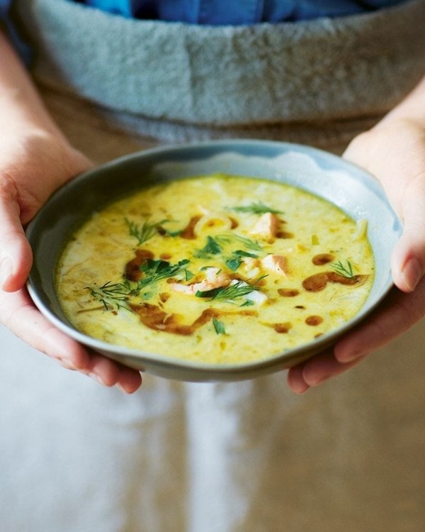 Mormor's curried fish soup