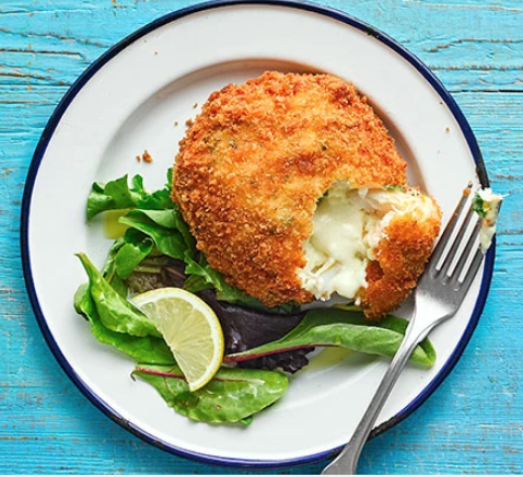 Mornay melting-middle fishcakes