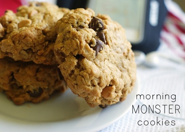 Morning monster cookies