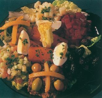 Moroccan appetizer salad Transatlantique