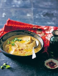 Moroccan broad bean soup