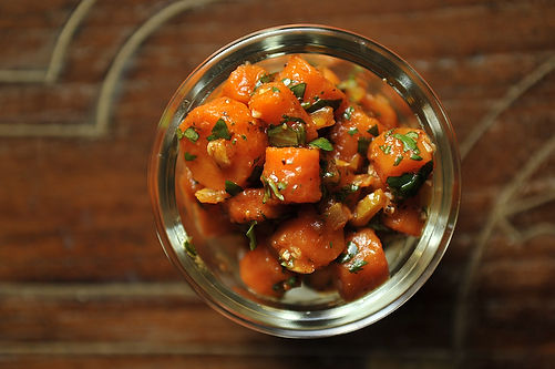Moroccan carrot salad with harissa