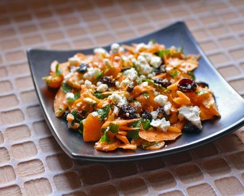 Moroccan carrot salad with spicy lemon dressing