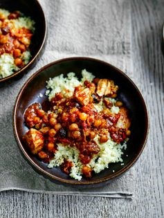 Moroccan chicken & chickpea tagine