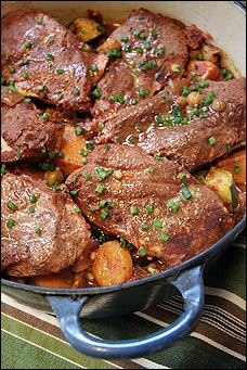 Moroccan chicken and pearl couscous casserole
