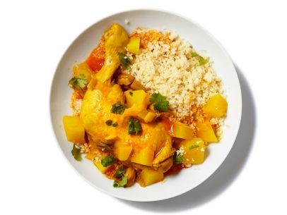 Moroccan chicken and squash