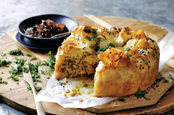Moroccan chicken pie (B'stilla)