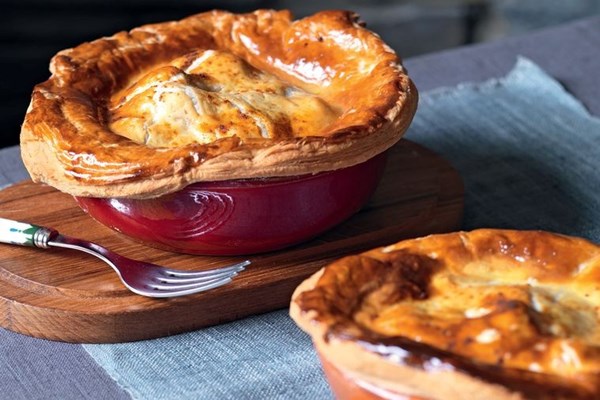 Moroccan chicken pies