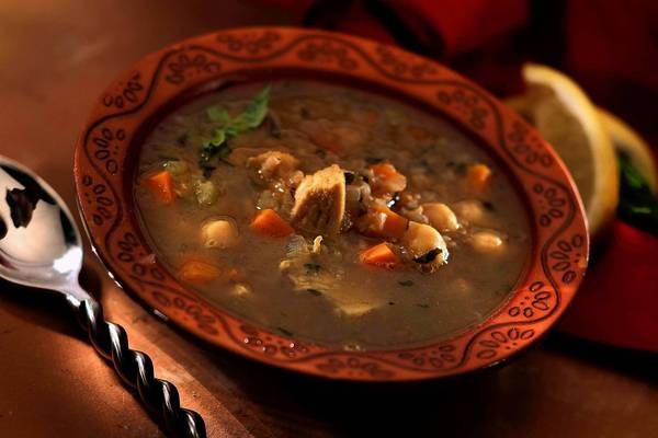 Moroccan chicken soup from Cayenne