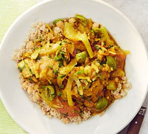 Moroccan chicken with fennel & olives
