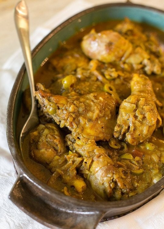 Moroccan chicken with preserved lemons