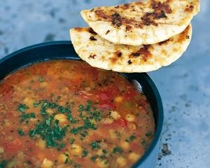 Moroccan chickpea soup