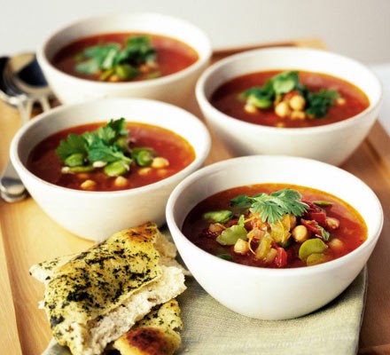 Moroccan chickpea soup