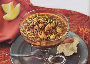 Moroccan chickpea soup