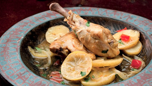 Moroccan cinnamon and lemon chicken