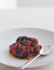 Moroccan eggplant salad
