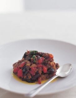 Moroccan eggplant salad