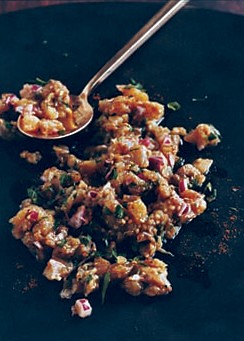 Moroccan eggplant salad