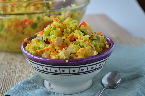 Moroccan-inspired couscous-chickpea salad recipe | Eat Your Books