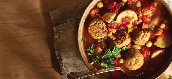 Moroccan kefta tagine 