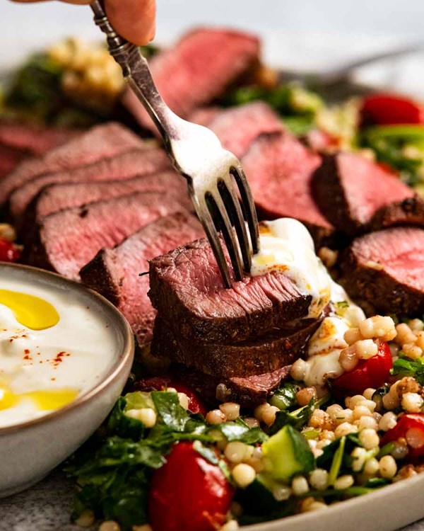 Moroccan lamb backstrap