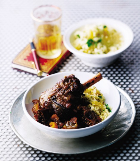 Moroccan lamb shanks