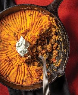Moroccan lamb shepherd’s pie
