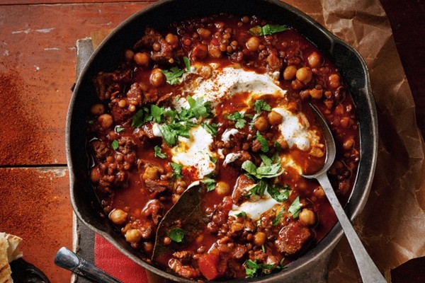 Moroccan lamb, tomato & lentil soup (Harira)
