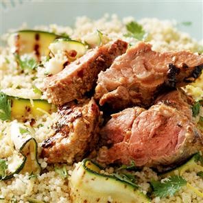 Moroccan lamb with lemon couscous
