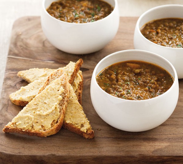 Moroccan lentil soup