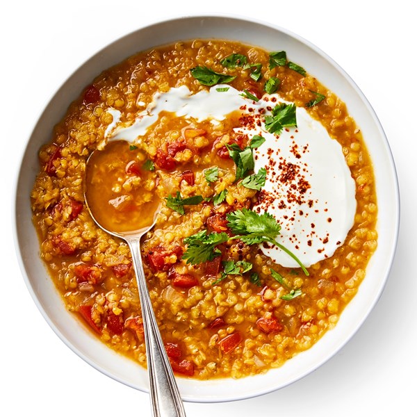 Moroccan lentil soup