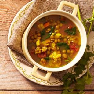 Moroccan lentil soup