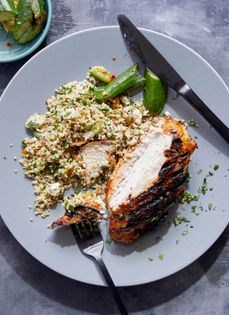 Moroccan marinated chicken breasts