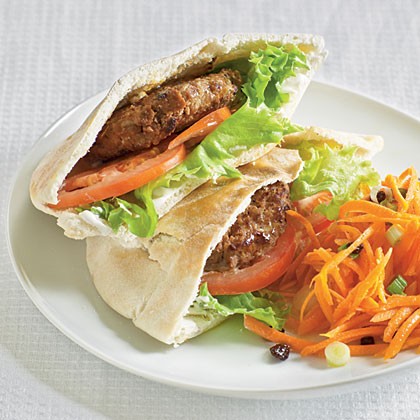 Moroccan pita sandwiches