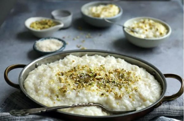 Moroccan rice pudding
