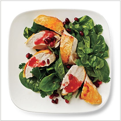 Moroccan roasted pomegranate chicken