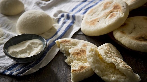Moroccan semolina flatbread