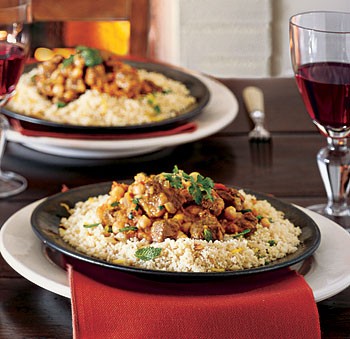 Moroccan slow-cooked lamb